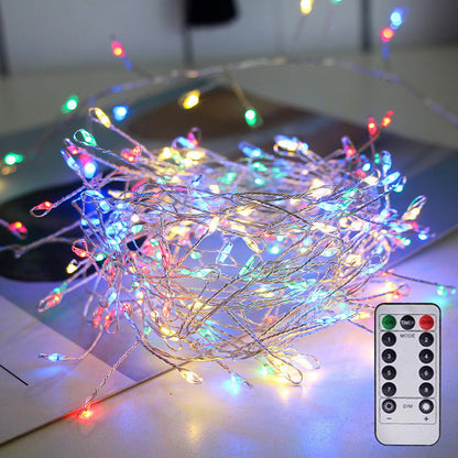 ✨Luzes de Natal Pisca-Pisca de Fio de Cobre com Efeito de Fogos de Artifício