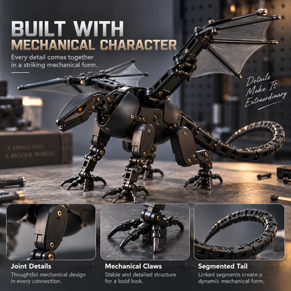 🔥DragonMorph – Egg to Dragon Transforming Mechanical Toy